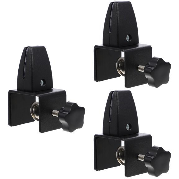 unbranded 3pcs Adjustable Partition Clamp Sneeze Guard Support Clamp Desk Divider Bracket