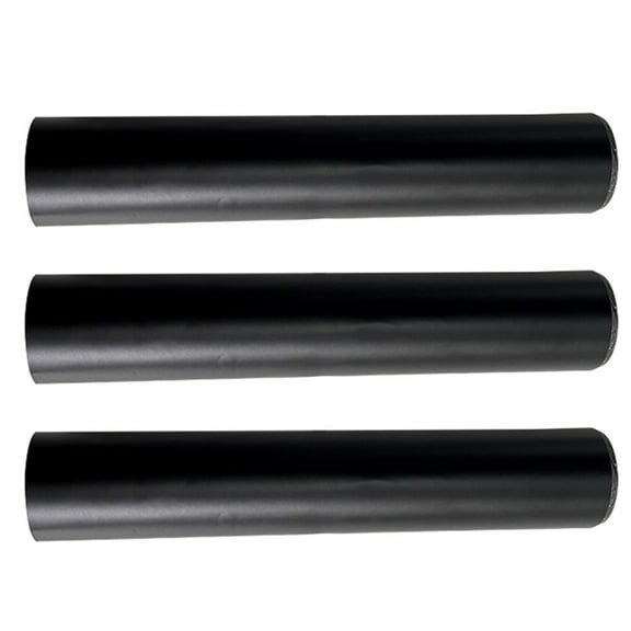 OUNONA Latte Art Car Windshield Decal Black PVC Sunshade Visor 3pcs for Decoration