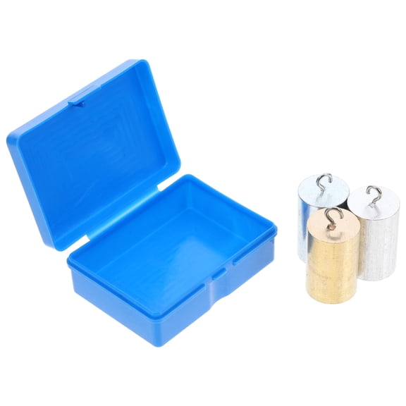 YSNOOWE 3Pcs Learning Density Cylinder Iron Assorted Color Classroom Experiments Tools