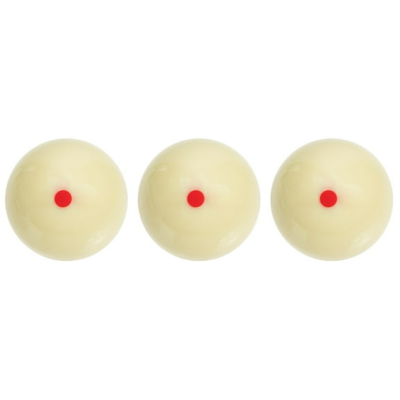 unbranded 3pcs Regulation Size Billiard Ball Pool Ball Six Dots Professional Cue Ball
