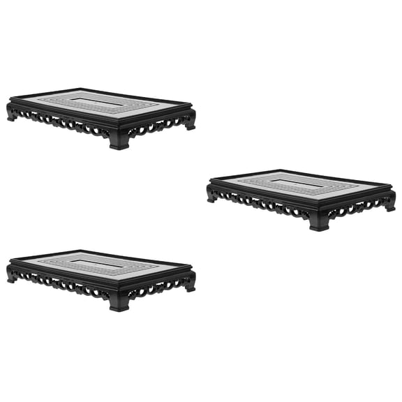 unbranded 3pcs  Riser Stand Flower Pot Base Plastic Display Riser Planter Display Stand