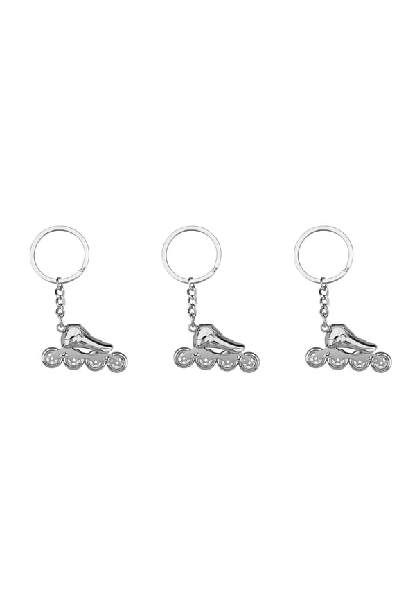 3pcs Roller Skating Key Ring Car Key Keychain Charm Handbag Purse Charm Roller Skating Gift