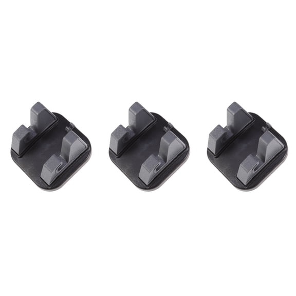 unbranded 3pcs Silicone Car Phone Holder -adhesive Smart Phone Bracket Mobile Phone Mount for Smartphone or GPS Device (Grey)