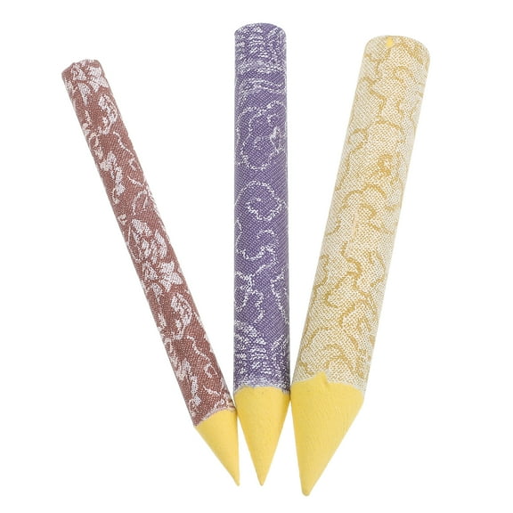 FRCOLOR 3pcs Sketch Wipes Brush Set Creative Blending Stumps Sharpener Stick for Drawing Painting Erasers