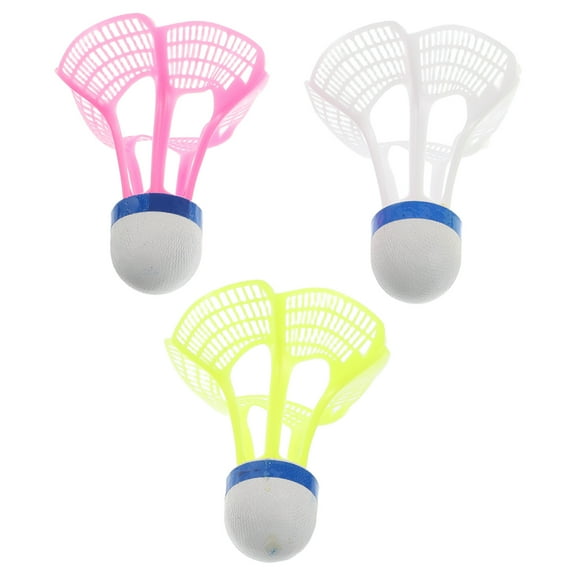 Phenofice Outdoor Badminton Shuttlecock Windproof Nylon Multi 3Pcs