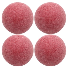 unbranded 4 PCS Game Ball Football Frosted Foosball Table 3.60X3.60X3.60CM Red