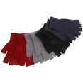 thumbnail image 1 of unbranded 4 Pairs Knit Fingerless Gloves Women Acrylic Fibers Warmth Retention Hiking, 1 of 8