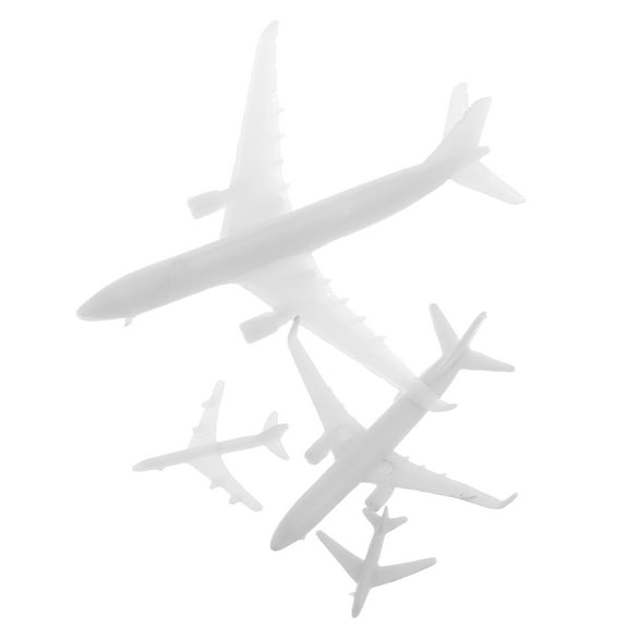 unbranded 4 Pcs Aircraft Sand Table Model 5.80X5.60X0.50CM White