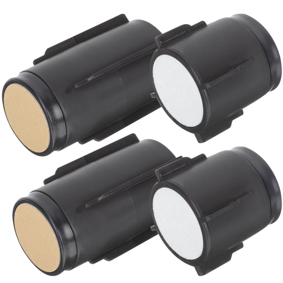 GOOHOCHY Headboard Bumper Headboard Stoppers Black PP 4Pcs