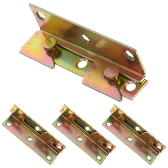 unbranded 4 Pcs Bed Rail Brackets Non Bed-rail Hardware Connection Hinge