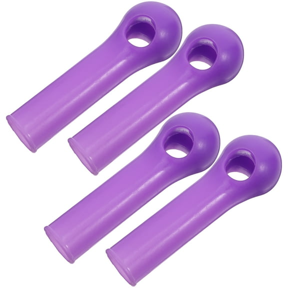 unbranded 4 Pcs Broom Stick Attachment Replacement Handle for Mop Violet