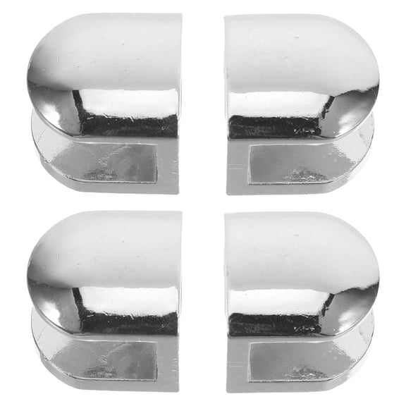 FONDOTIN Adjustable Zinc Alloy Shelf Brackets with Anti- Silicone Pads, 4 Pieces Heavy Duty Support