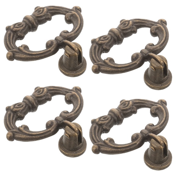 unbranded 4 Pcs Cabinet Hardware Pulls Drawer Bronze Ring Handle