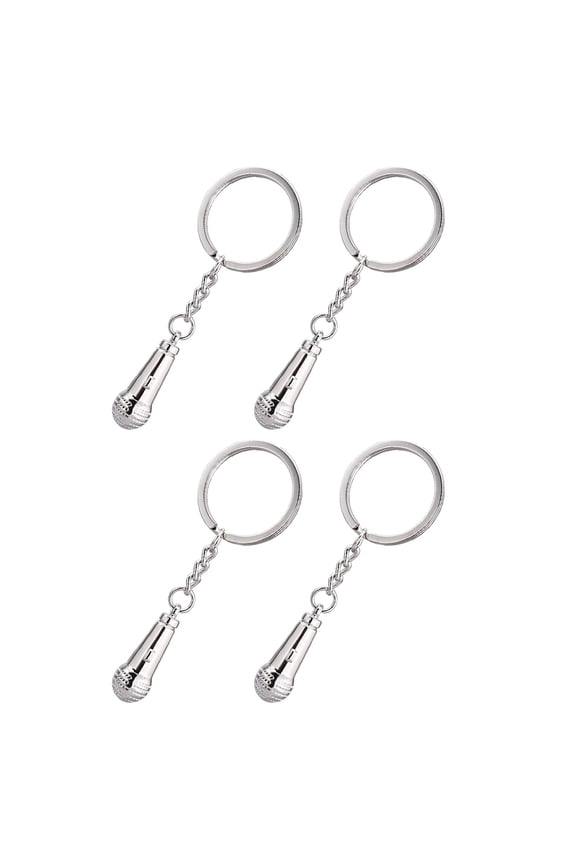 4 Pcs Car Keys Keychain Key Chain Decorative Key Pendant 3.2x8.9cm