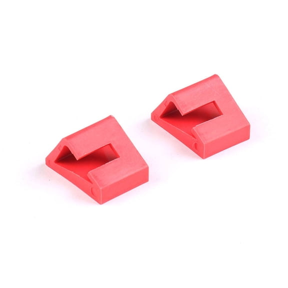 unbranded 4 Pcs Car Trunk Handle Replacement Car Rear Door Buckle 2.6*2cm Red