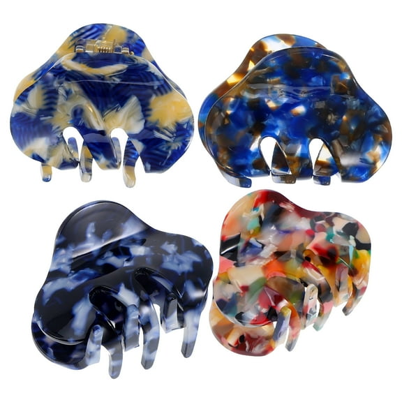 unbranded 4 Pcs Claw Clips for Women Hair Accessories Girls Curler