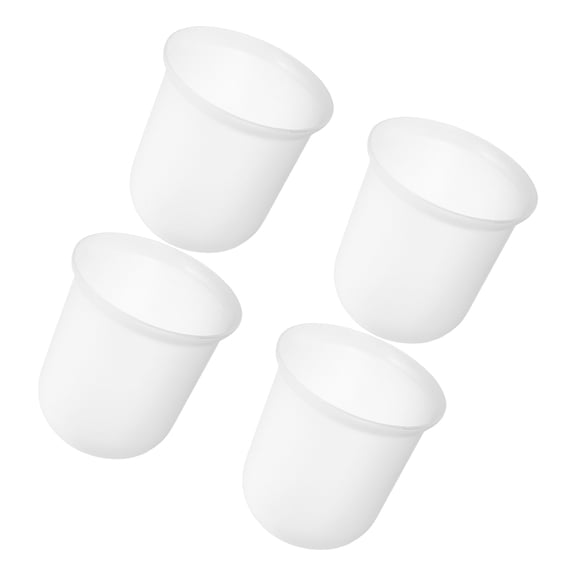 LITINKIMI Bathroom Supply White Plastic 4Pcs 11.8X7.9X3.9in