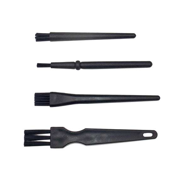 SKISUNO Computer Clean Brush Anti-Static Brush Set Black 4Pcs for Anti-Static