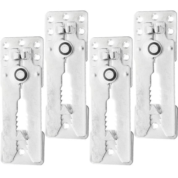 unbranded 4 Pcs Couch Sofa Lock Premium Materials Sofa Connectors 15.5X5.5CM Silver