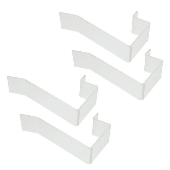 unbranded 4 Pcs Display Stand Acrylic Shoe Rack Shoes Stand Women's 17X9X4.5CM Transparent