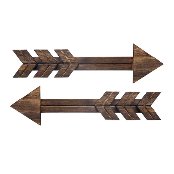 unbranded  4 Pcs Door Backlit Personalized Arrow Decor Rustic Decoration