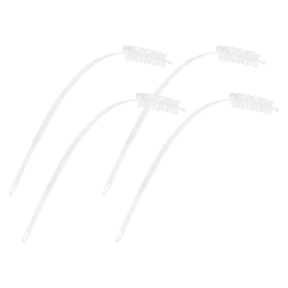 unbranded 4 Pcs Drum Washing Machine Brush Wire Cover Plate Triangular Water White