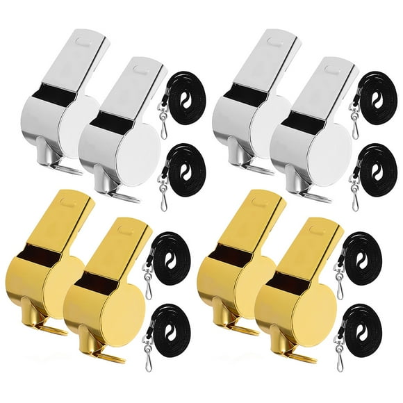 unbranded  4 Pcs Emergency Whistle Cloche Whistles for Kids Supplies Fitness Travel
