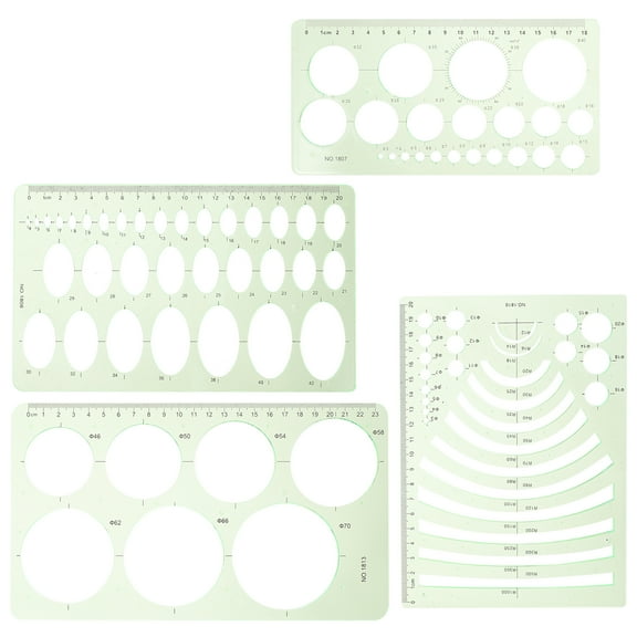 unbranded 4 Pcs Face Paint Stencils Drawing Template Set Student