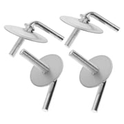 WHAMVOX 4pcs Fan Pedestal Screw Set, Iron Silver Base Assembly Bolts for Fan