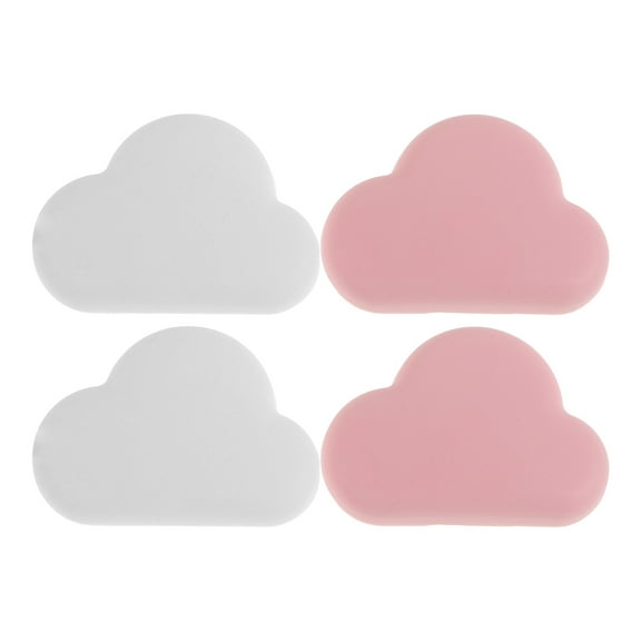 unbranded  4 Pcs Fridge Door Stopper Silicone Crash Pad Floor Ding Protector Child Baby