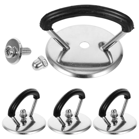 LITINKIMI Round Shape Lid Handle Replacement 4Pcs 2.2x1.9x1.5In