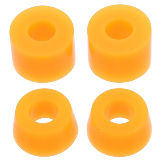 unbranded 4 Pcs High-elastic Skateboard Shock Absorber Accessories Pad