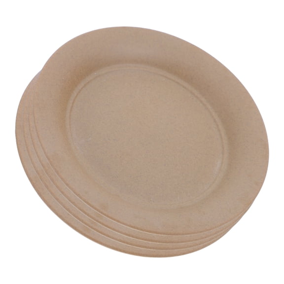 FONDOTIN Reusable Brown Ceramic Plant Tray for Indoor Garden Decor and Plant Care, and Stylish