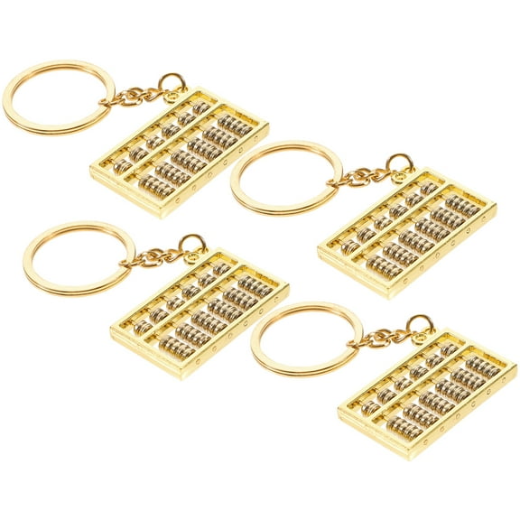 unbranded  4 Pcs Keychain Carabiner Rings Weekly Calculation Compact Exquisite Decoration
