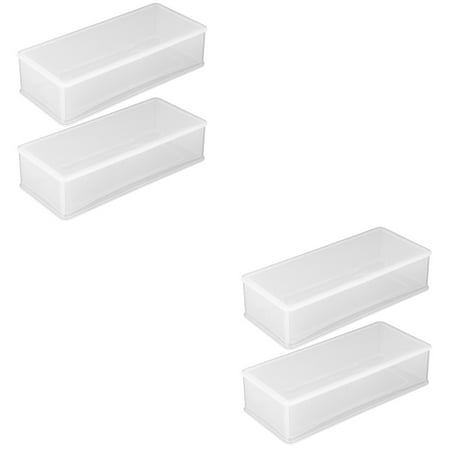 unbranded 4 Pcs Large Holder Box Reusable Holder Multi-use Banknotes Storage Box