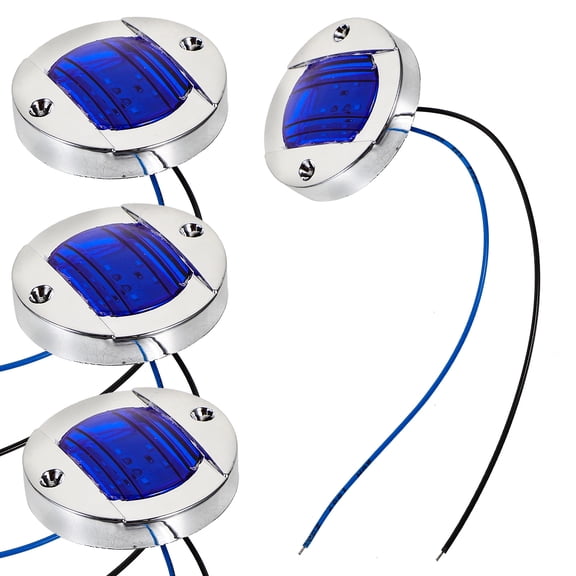 unbranded 4 Pcs Marker Signal Lights LED Round Edge Low Power Consumption Sidelights