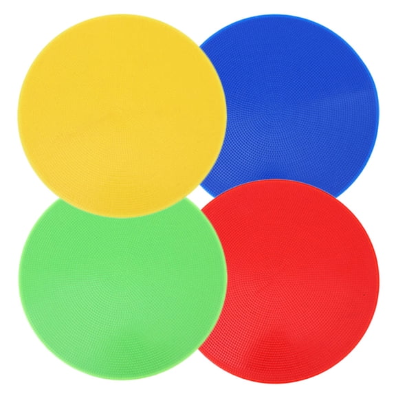 unbranded 4 Pcs Marking Signs Carpet Spots for Classroom Landmark Mat