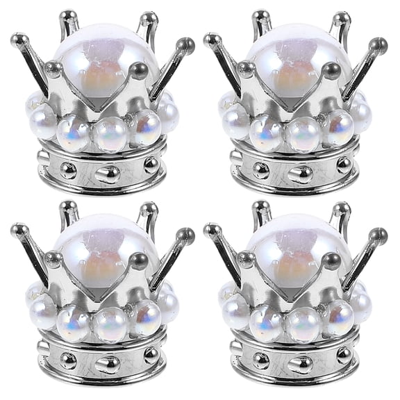 unbranded 4 Pcs Motorcycle Tire Valve Caps Stem Tool Car Bumper Protector Silver