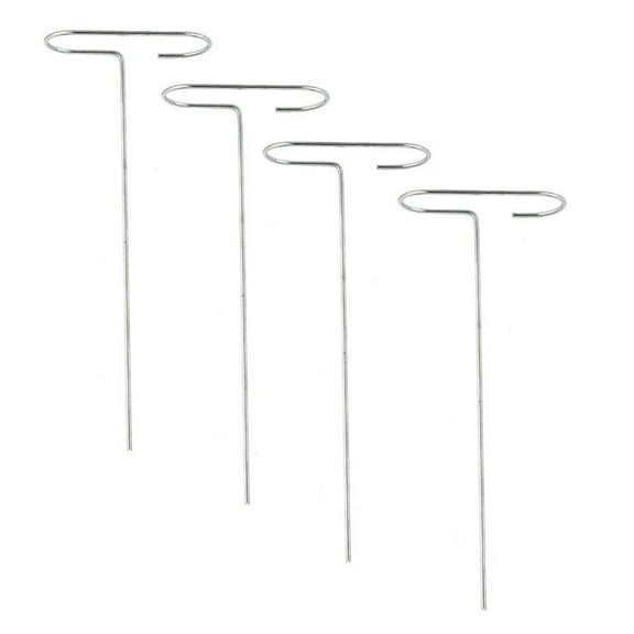 unbranded 4 Pcs Plant Support Botany Bracket Trellis Outdoor Hooks Silver