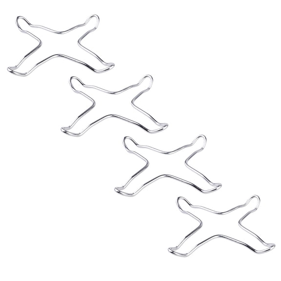 unbranded  4 Pcs Range Replacement Burner Rings Gas Stove Bracket Brackets