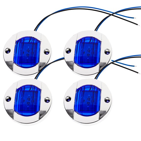 unbranded  4 Pcs Rear Lights Running Lamp LED Round Edge Low Power Consumption Thermal