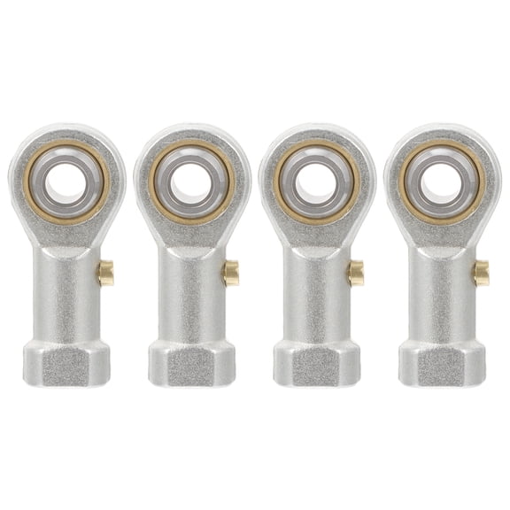 4 Pcs Rod End Bearings with Female Thread, Rod End Joint Bearings Hardware Parts for Mechanical Applications