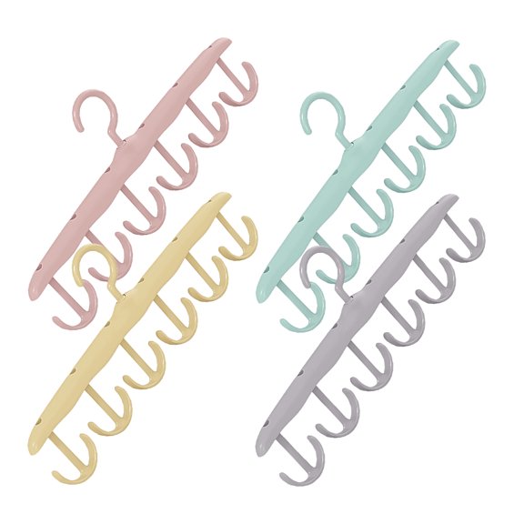 unbranded 4 Pcs Rolling Racks for Hanging Clothes Clothing 12 Hook Hanger Man