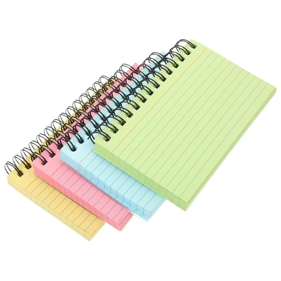 unbranded  4 Pcs Shorthand Notepads Coil Horizontal Line Book Study Room