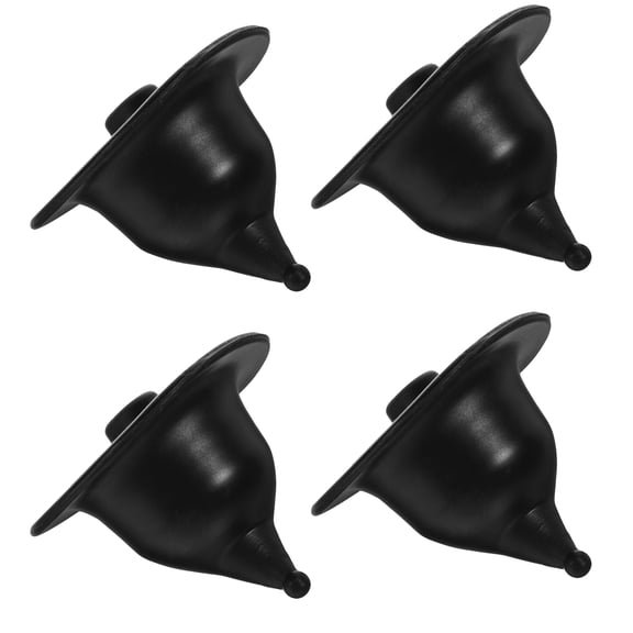 unbranded  4 Pcs Silicone Bottle Stopper Wine Sealer Water Sparkling Dispenser Black