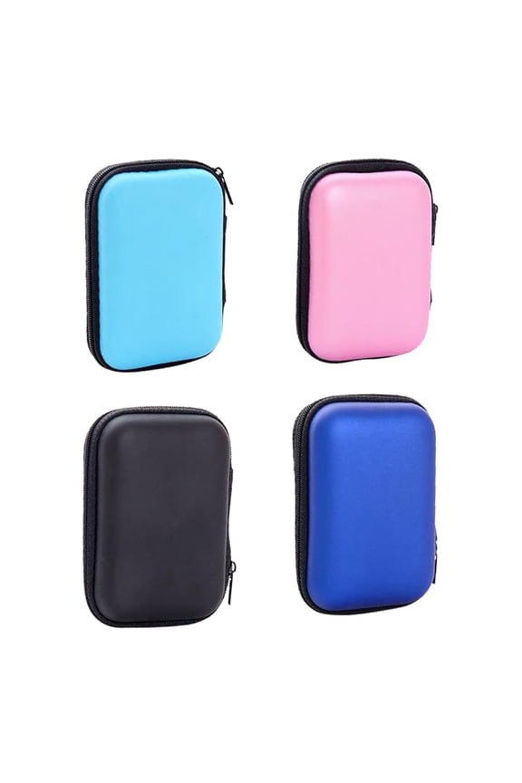 4 Pcs Small Coin Purses Headphone Bag Electronic Accessories Case Travel