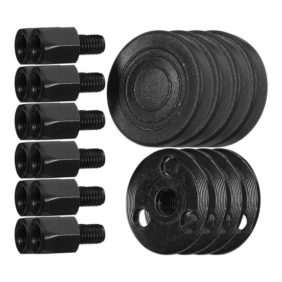 unbranded 4 Pcs Split King Adjustable Bed Frame Bedside Stabilizer Black