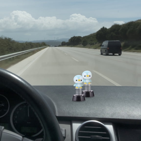 unbranded 4 Pcs Spring Base Dashboard Doll Cute Car Accessories Black