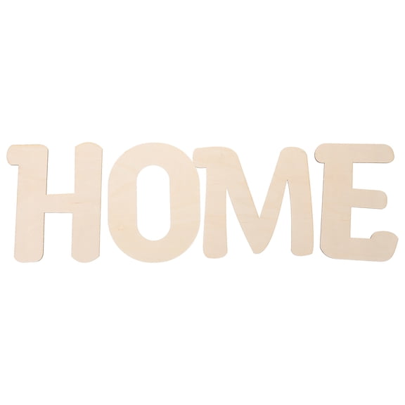 unbranded 4 Pcs Stencils for Crafts Reusable Lolly Sticks Wooden Letters Child