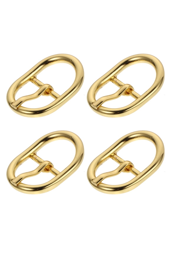 4 Pcs Strap Adjustment Buckle Belt Gift Clavicle Chain Man Golden